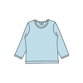 Camisa de manga comprida confeccionada em algodão (orgânico)
